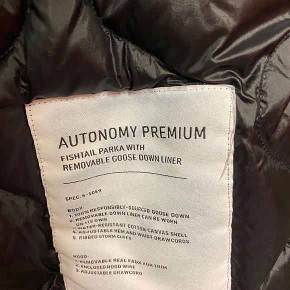 Fishtail Parka 100% Down Winter Jacket - Picture 3 of 5